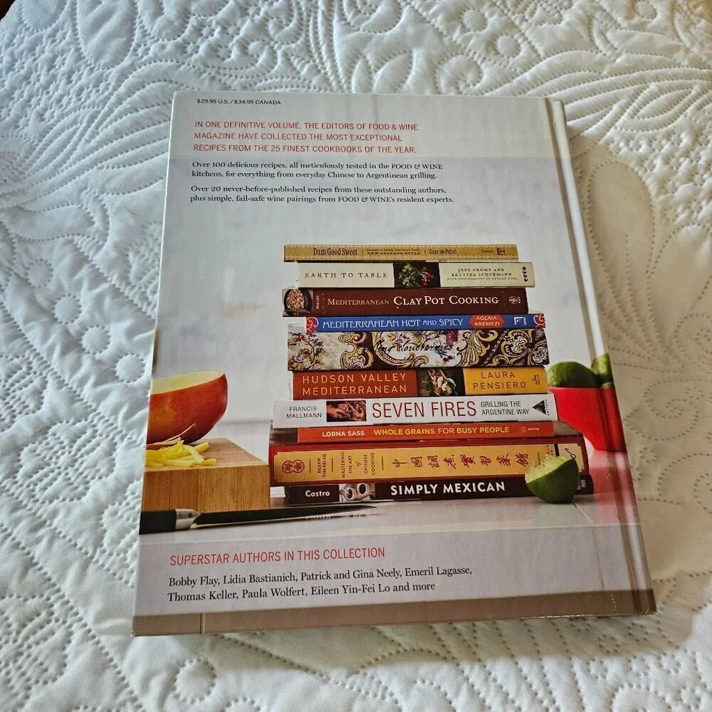 Best Of The Best Cookbook Recipes By Food & Wine Hardcover 2010